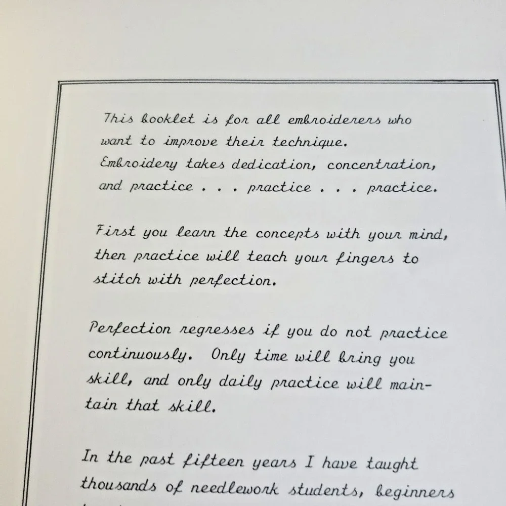 Vtg Stitching Toward Perfection Book I Shay Pendray Embroidery Writing Staining